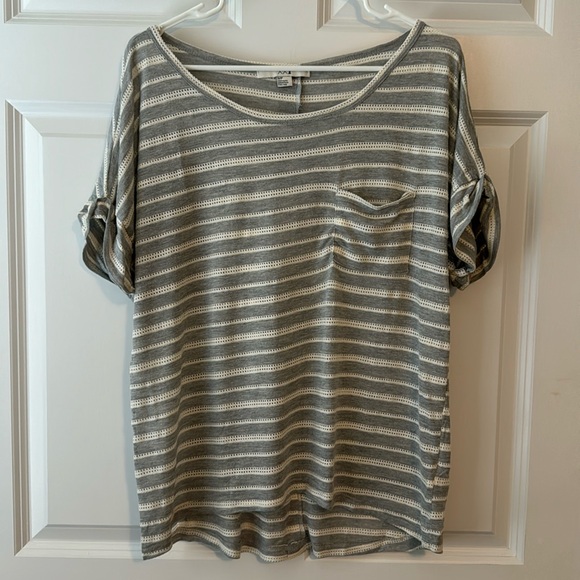 Forever 21 Tops - Forever21 striped button back top